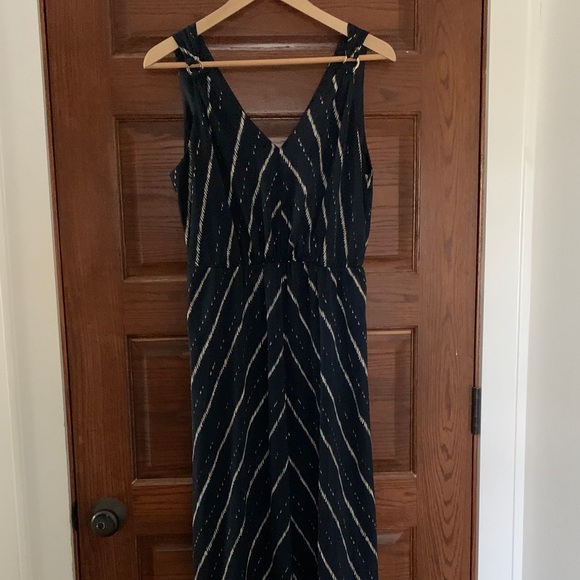 H&M Patterned navy blue maxi dress - Picture 1 of 5